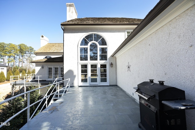 view of patio / terrace with french doors