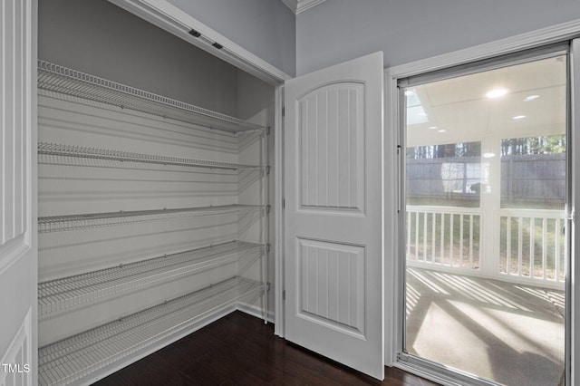 view of closet