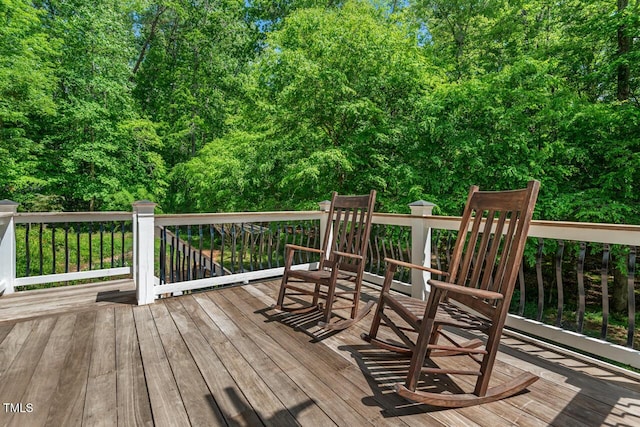 view of deck