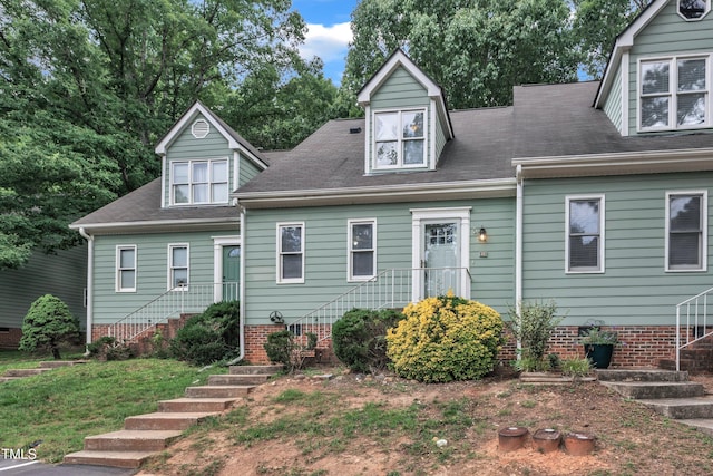 410 Oak Run Dr, Raleigh, NC 27606 - view of front facade with stairs