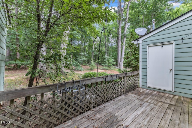 410 Oak Run Dr, Raleigh, NC 27606 - view of deck