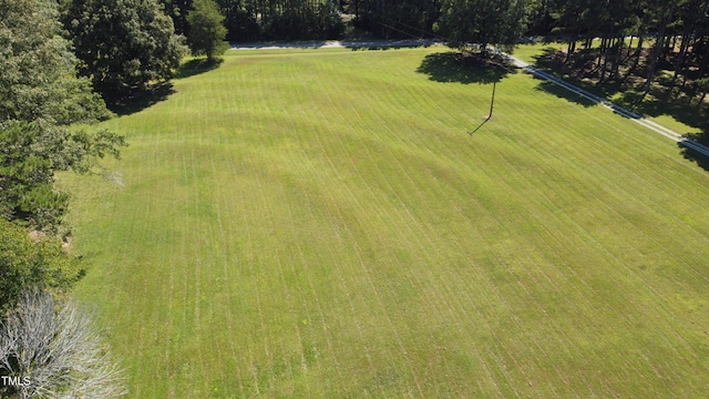 aerial view with a rural view