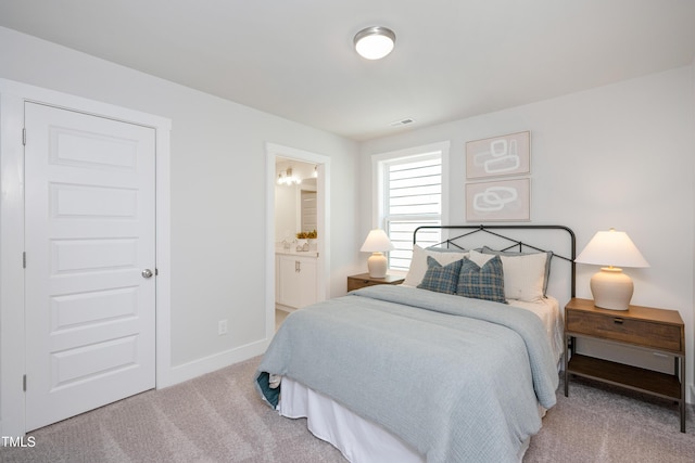 504 Yeowell Dr, Chapel Hill, NC 27514 - bedroom featuring carpet floors and ensuite bathroom