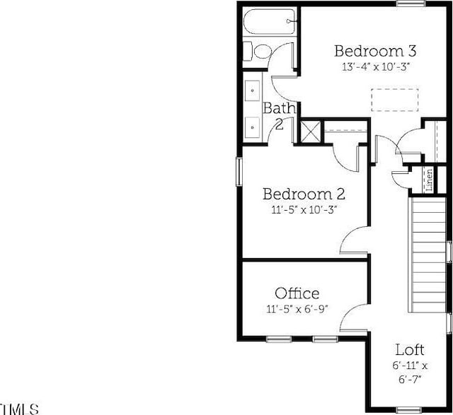 504 Yeowell Dr, Chapel Hill, NC 27514 - view of home floor plan