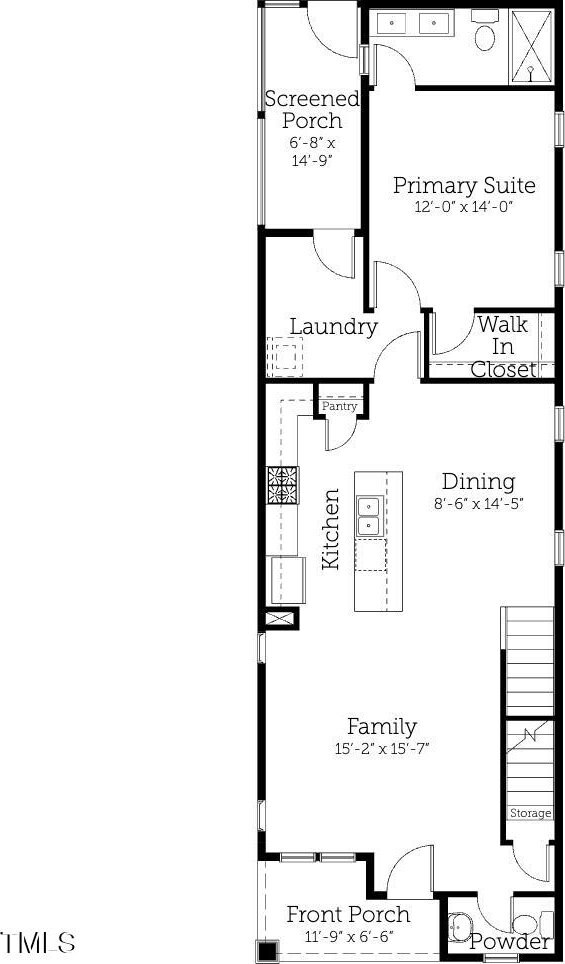 504 Yeowell Dr, Chapel Hill, NC 27514 - view of floor plan / room layout