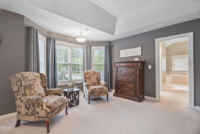 109 Skywater Ln, Holly Springs, NC 27540 - sitting room featuring carpet floors and baseboards