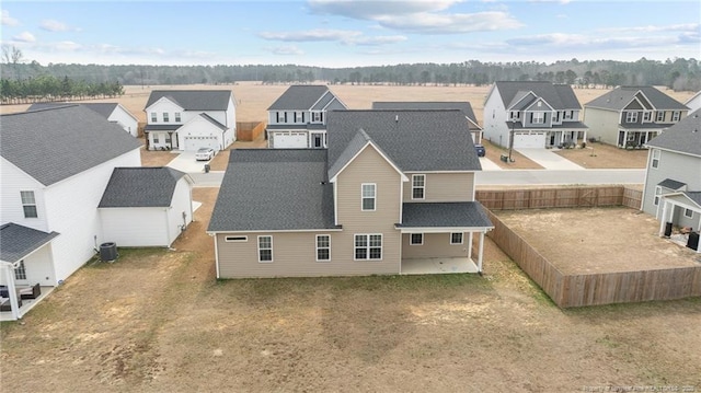 drone / aerial view featuring a residential view