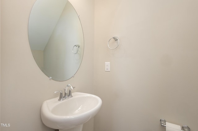 bathroom with a sink