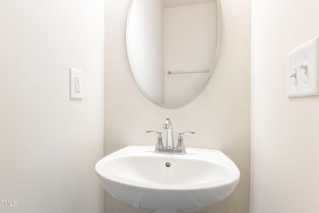 bathroom with a sink