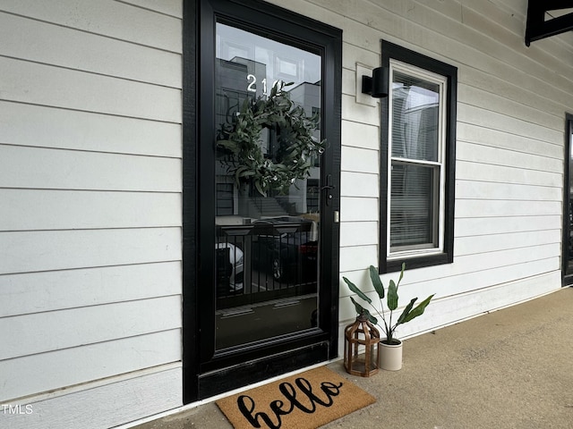 view of entrance to property