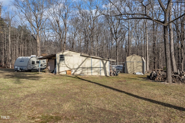 view of outbuilding with an outdoor structure