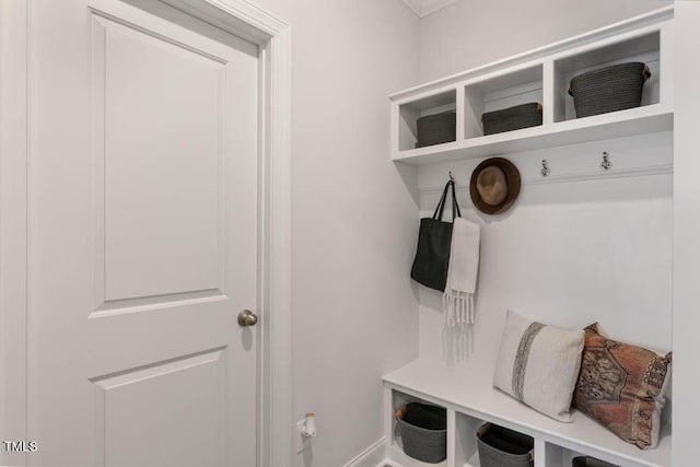 view of mudroom