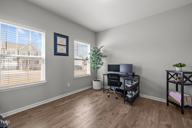 350 Arlie Ln, Lillington, NC 27546 - office featuring wood finished floors and baseboards