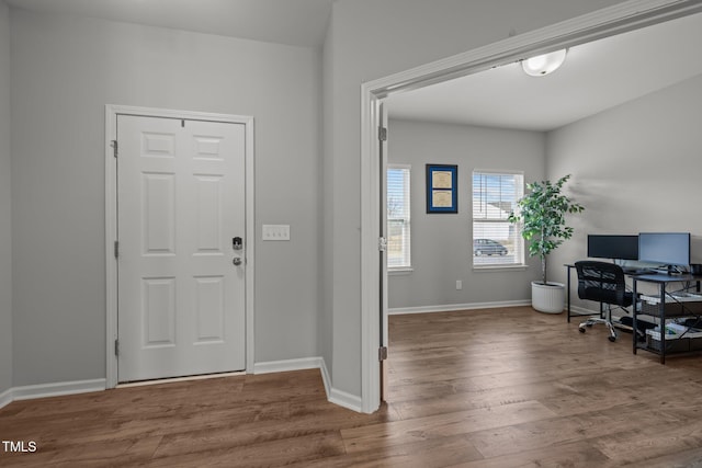 350 Arlie Ln, Lillington, NC 27546 - entrance foyer with wood finished floors and baseboards