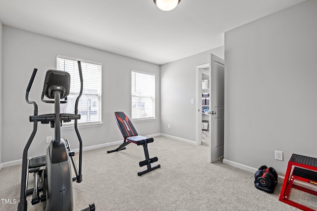 350 Arlie Ln, Lillington, NC 27546 - workout room with carpet floors and baseboards