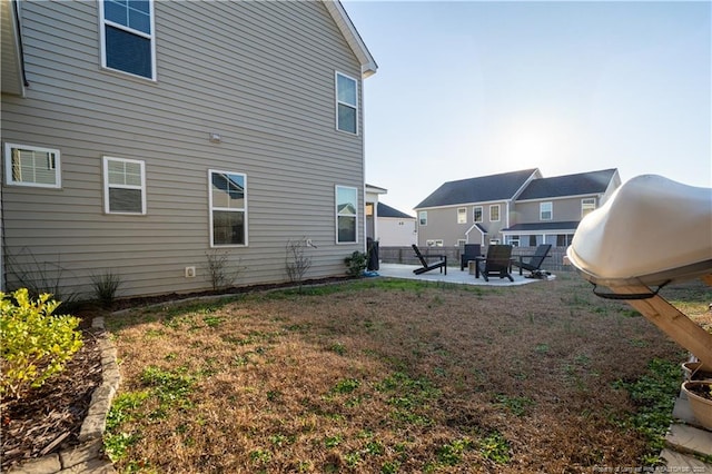 exterior space featuring a patio and fence