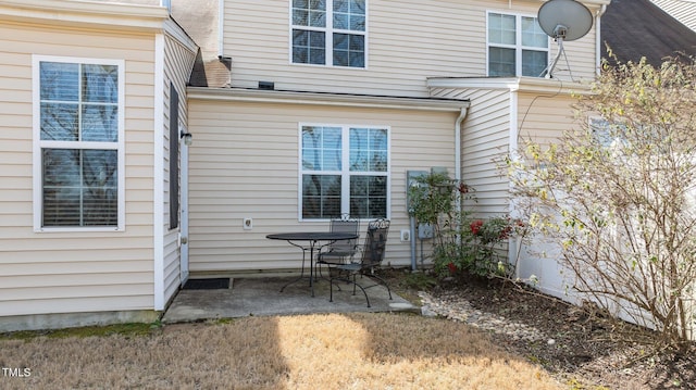 exterior space with a patio area