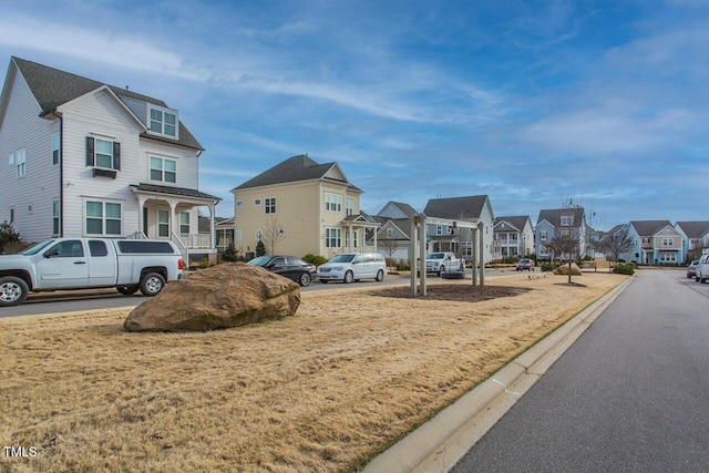 exterior space featuring a residential view