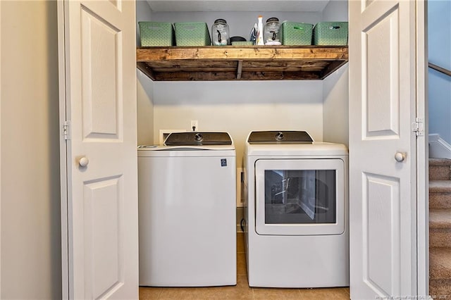 laundry area featuring laundry area and washing machine and dryer