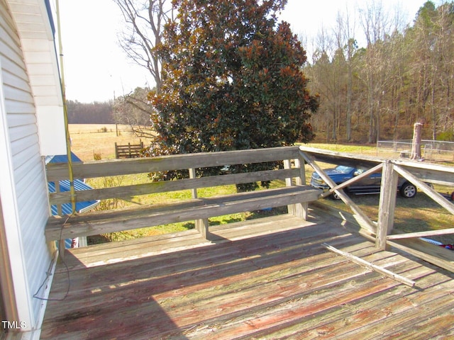 view of deck