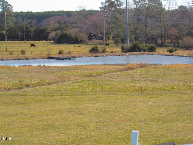 view of water feature