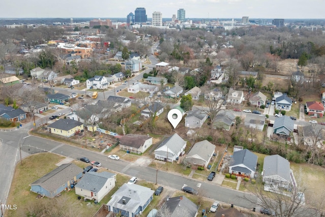 drone / aerial view featuring a residential view