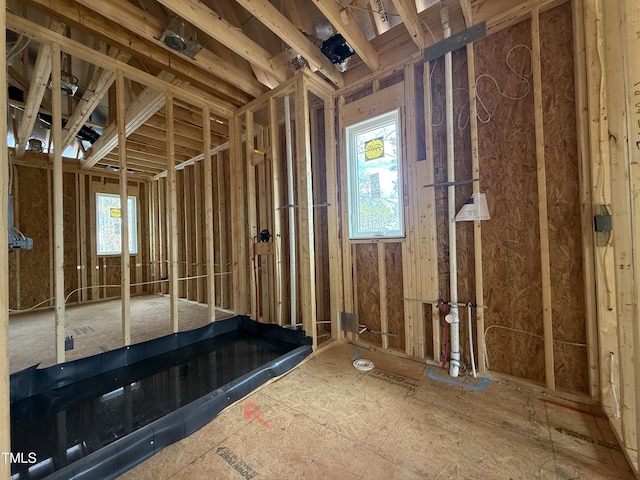 miscellaneous room featuring a wealth of natural light