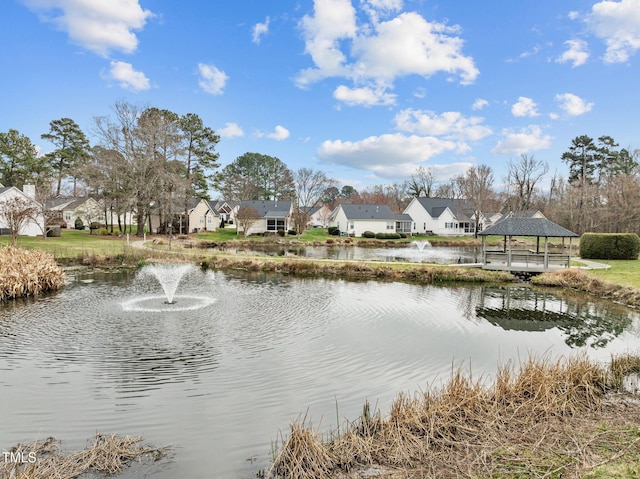 water view featuring a residential view