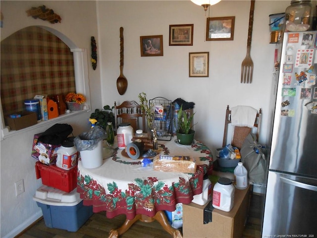 view of dining area