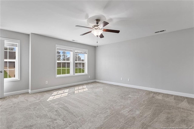 803 Equestrian Way, Raeford, NC 28376 - carpeted spare room featuring ceiling fan and baseboards