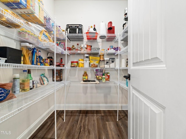 view of pantry