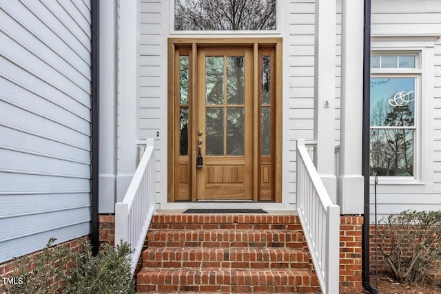 view of property entrance