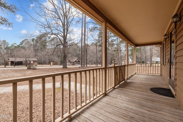 view of deck