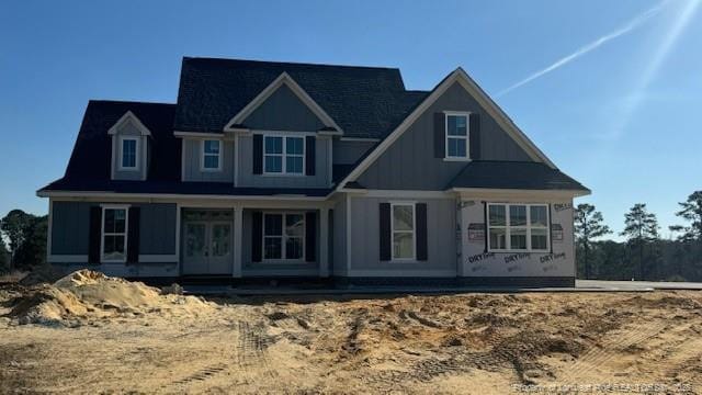 view of front of house featuring french doors