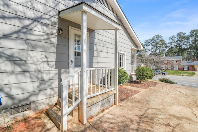 view of entrance to property