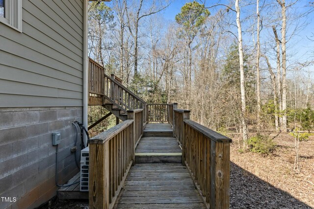 exterior space with stairway