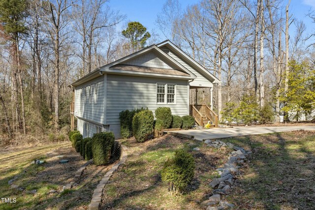 view of front of home