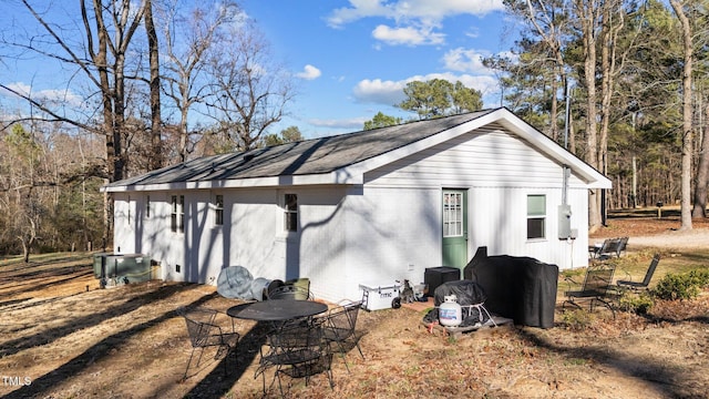 view of property exterior