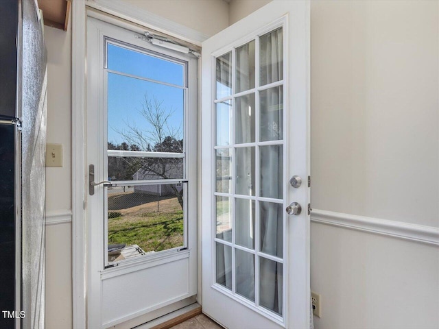 view of doorway