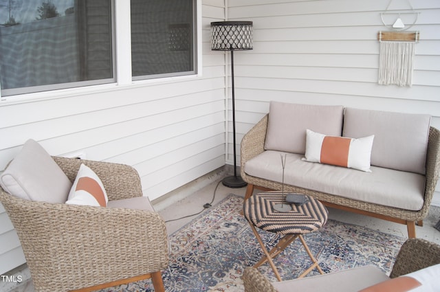 view of patio / terrace featuring an outdoor hangout area