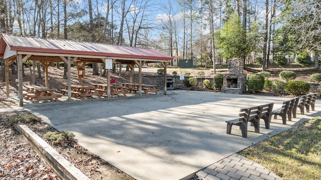 view of home's community featuring a patio area