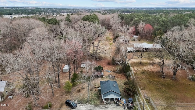 aerial view with a view of trees