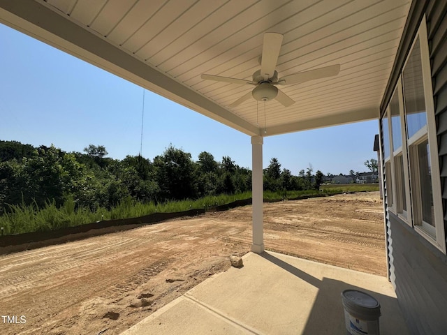 247 Meadowbark Bnd Unit 29, Garner, NC 27529 - view of patio with a ceiling fan