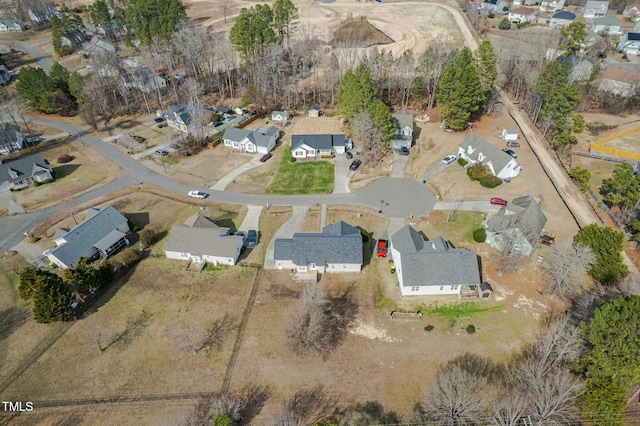 drone / aerial view featuring a residential view