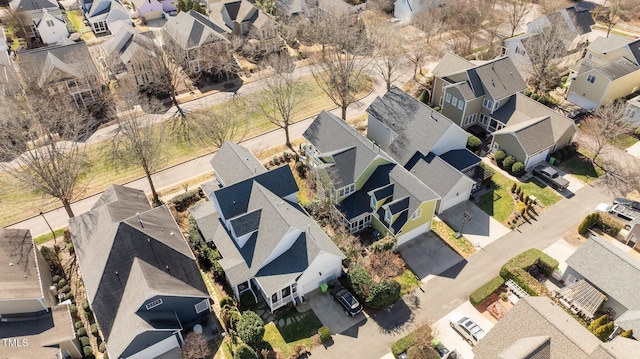 drone / aerial view featuring a residential view