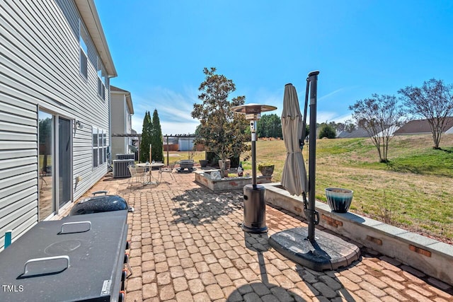 view of patio / terrace with cooling unit