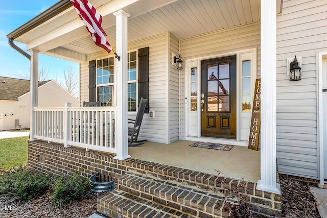 1318 Reading Ct, Burlington, NC 27217 - view of exterior entry with covered porch