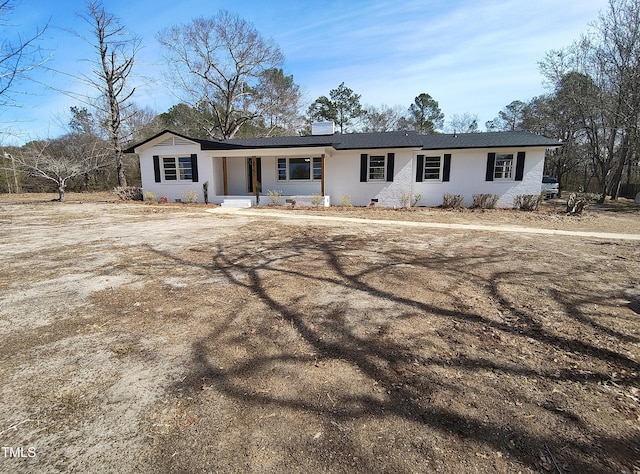 view of ranch-style house