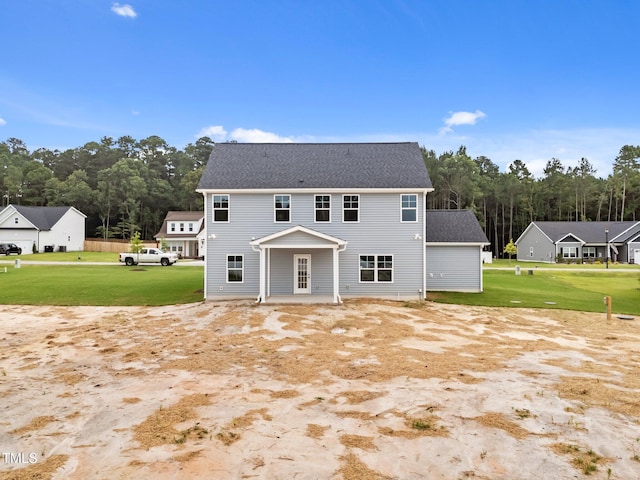 432 E Clydes Point Way, Wendell, NC 27591 - rear view of property with a lawn