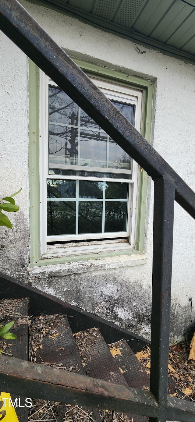 details with stucco siding